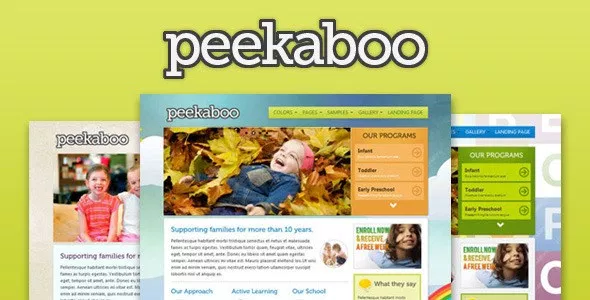 Peekaboo School WordPress theme