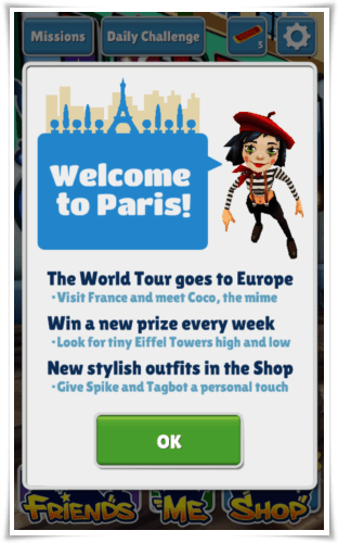 Subways Surfer Paris