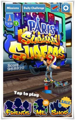 Subways Surfer Paris World Tour