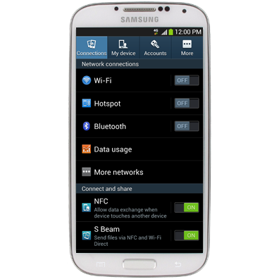 Galaxy S4 More Network