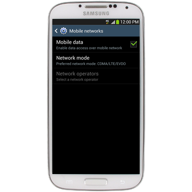 Galaxy S4 Network