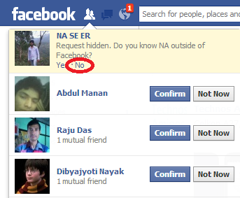 Facebook Know outside