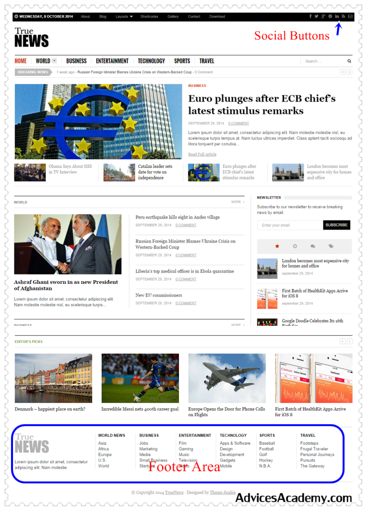 TrueNews Theme Review