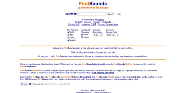 Find Sounds