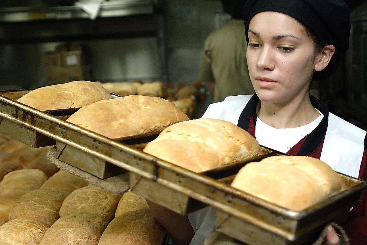 Woman in Home Bakery